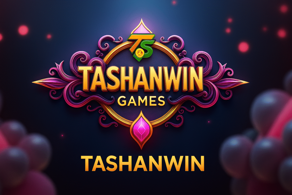 Abstract neon gaming scene